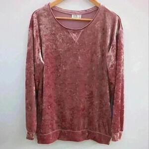 CABIN FEVER | Women's Relaxed Dusty Pink Pullover Sweater Size  M